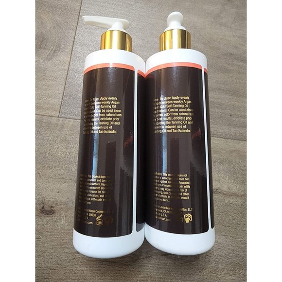 Lot of 2 New Josie Maran Whipped Argan Body Butter Tan Extender Strawberry - Picture 3 of 4